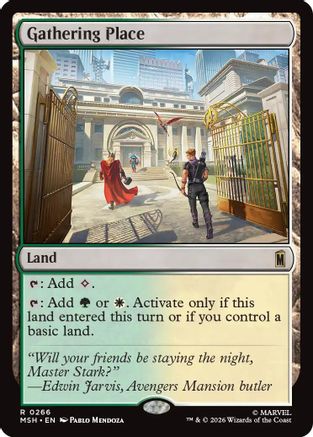 Gathering Place (266) [Marvel Super Heroes] foil - Deck Out Gaming