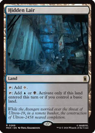 Hidden Lair (269) [Marvel Super Heroes] foil - Deck Out Gaming