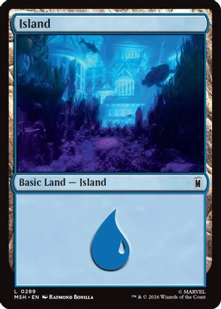 Island (0289) (289) [Marvel Super Heroes] - Deck Out Gaming