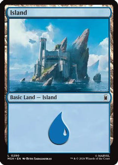 Island (0290) (290) [Marvel Super Heroes] - Deck Out Gaming
