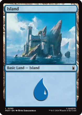 Island (0290) (290) [Marvel Super Heroes] - Deck Out Gaming