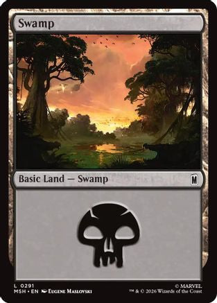 Swamp (0291) (291) [Marvel Super Heroes] foil - Deck Out Gaming