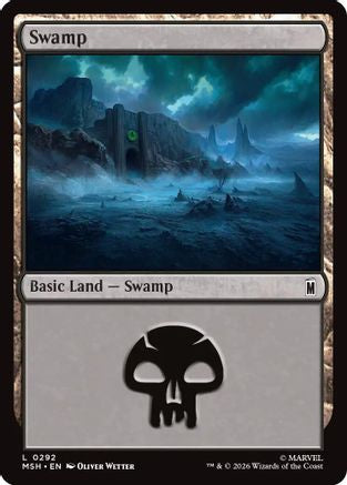 Swamp (0292) (292) [Marvel Super Heroes] foil - Deck Out Gaming