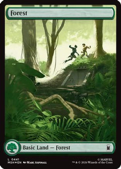 Forest (0441) (Surge Foil) (441) [Marvel Super Heroes] foil - Deck Out Gaming