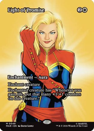 Light of Promise (Borderless) (46) [Marvel Universe Eternal-Legal] - Deck Out Gaming