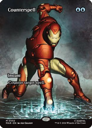 Counterspell (Borderless) (0052) (52) [Marvel Universe Eternal-Legal] foil - Deck Out Gaming