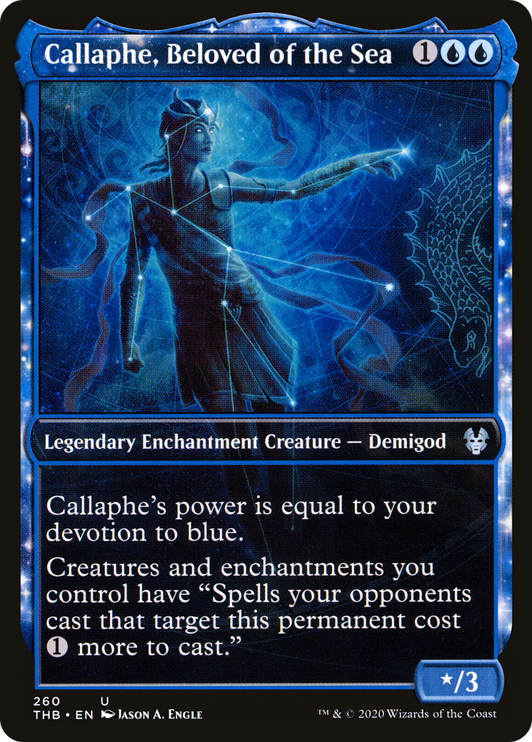 Callaphe, Beloved of the Sea (Showcase) (260) [Theros Beyond Death] - Deck Out Gaming