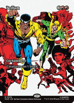 Bedlam (Borderless) (74) [Marvel Universe Eternal-Legal] - Deck Out Gaming