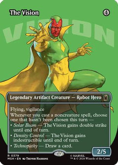 The Vision (Borderless) (379) [Marvel Super Heroes] - Deck Out Gaming