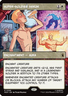 Super-Soldier Serum (Borderless) (299) [Marvel Super Heroes] foil - Deck Out Gaming