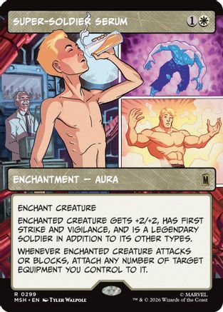 Super-Soldier Serum (Borderless) (299) [Marvel Super Heroes] - Deck Out Gaming