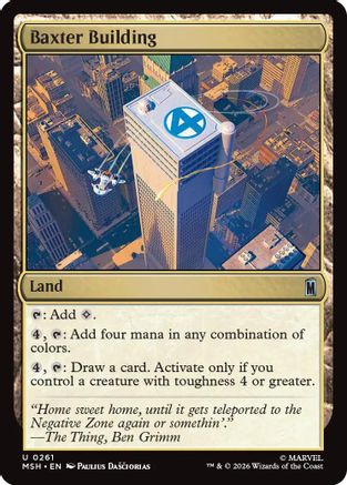 Baxter Building (261) [Marvel Super Heroes] - Deck Out Gaming