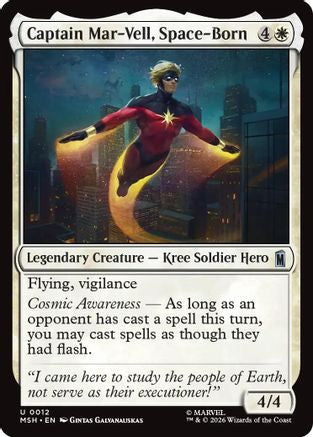 Captain Mar-Vell, Space-Born (12) [Marvel Super Heroes] - Deck Out Gaming