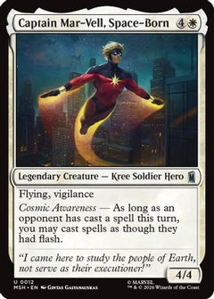 Captain Mar-Vell, Space-Born (12) [Marvel Super Heroes] foil - Deck Out Gaming