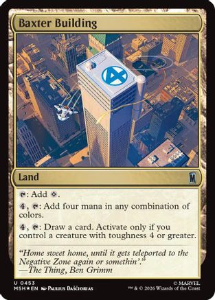 Baxter Building (Surge Foil) (453) [Marvel Super Heroes] foil - Deck Out Gaming