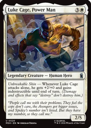Luke Cage, Power Man (20) [Marvel Super Heroes] foil - Deck Out Gaming
