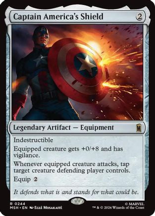 Captain America's Shield (244) [Marvel Super Heroes] - Deck Out Gaming