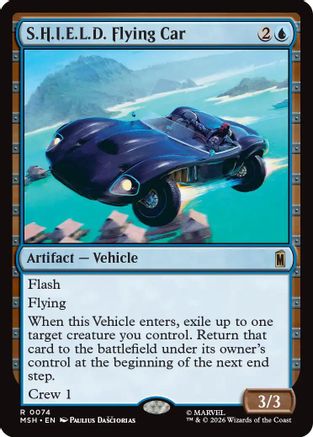 S.H.I.E.L.D. Flying Car (74) [Marvel Super Heroes] - Deck Out Gaming