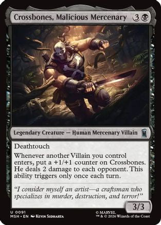 Crossbones, Malicious Mercenary (91) [Marvel Super Heroes] - Deck Out Gaming