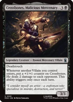 Crossbones, Malicious Mercenary (91) [Marvel Super Heroes] foil - Deck Out Gaming