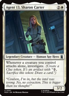 Agent 13, Sharon Carter (1) [Marvel Super Heroes] - Deck Out Gaming