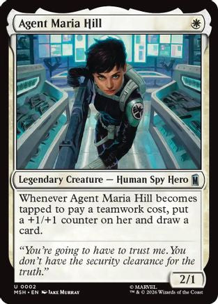 Agent Maria Hill (2) [Marvel Super Heroes] foil - Deck Out Gaming