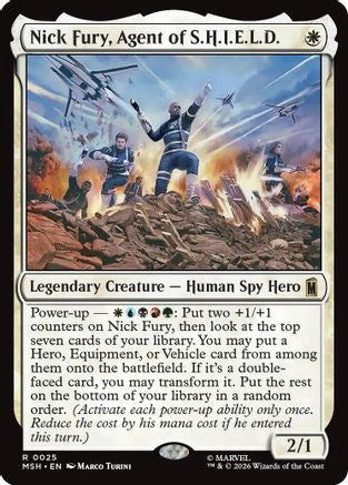 Nick Fury, Agent of S.H.I.E.L.D. (25) [Marvel Super Heroes] foil - Deck Out Gaming