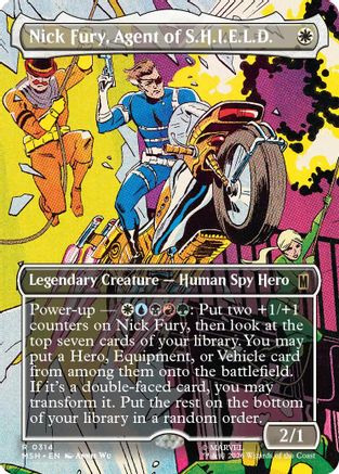 Nick Fury, Agent of S.H.I.E.L.D. (Borderless) (314) [Marvel Super Heroes] - Deck Out Gaming