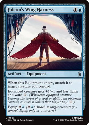 Falcon's Wing Harness (53) [Marvel Super Heroes] foil - Deck Out Gaming