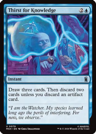 Thirst for Knowledge (79) [Marvel Super Heroes] - Deck Out Gaming
