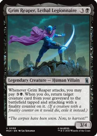 Grim Reaper, Lethal Legionnaire (98) [Marvel Super Heroes] - Deck Out Gaming