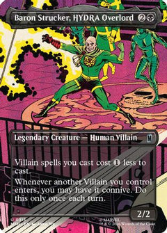 Baron Strucker, HYDRA Overlord (Borderless) (0315) (315) [Marvel Super Heroes] foil - Deck Out Gaming