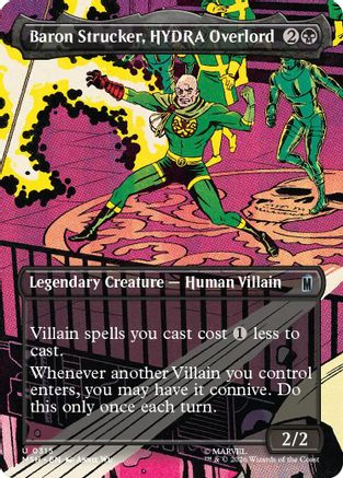 Baron Strucker, HYDRA Overlord (Borderless) (0315) (315) [Marvel Super Heroes] - Deck Out Gaming