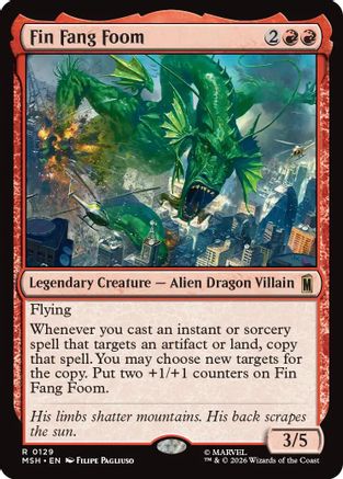 Fin Fang Foom (129) [Marvel Super Heroes] foil - Deck Out Gaming