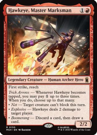 Hawkeye, Master Marksman (130) [Marvel Super Heroes] - Deck Out Gaming
