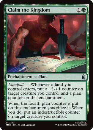Claim the Kingdom (163) [Marvel Super Heroes] foil - Deck Out Gaming