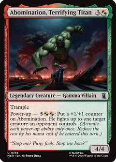 Abomination, Terrifying Titan (198) [Marvel Super Heroes] foil - Deck Out Gaming