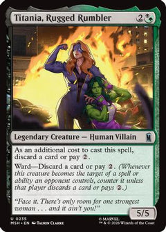 Titania, Rugged Rumbler (235) [Marvel Super Heroes] - Deck Out Gaming