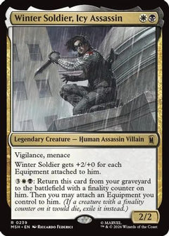 Winter Soldier, Icy Assassin (239) [Marvel Super Heroes] foil - Deck Out Gaming