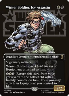 Winter Soldier, Icy Assassin (Borderless) (377) [Marvel Super Heroes] - Deck Out Gaming