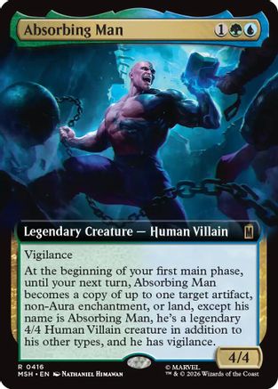 Absorbing Man (Extended Art) (416) [Marvel Super Heroes] foil - Deck Out Gaming