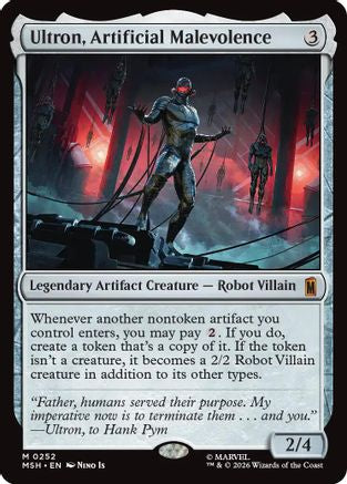 Ultron, Artificial Malevolence (252) [Marvel Super Heroes] foil - Deck Out Gaming
