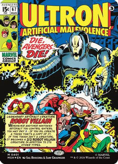 Ultron, Artificial Malevolence (Borderless) (0401) (401) [Marvel Super Heroes] foil - Deck Out Gaming