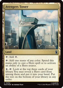 Avengers Tower (Surge Foil) (452) [Marvel Super Heroes] foil - Deck Out Gaming