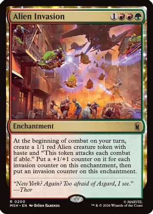 Alien Invasion (200) [Marvel Super Heroes] - Deck Out Gaming
