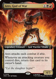 Ares, God of War (Extended Art) (418) [Marvel Super Heroes] foil - Deck Out Gaming