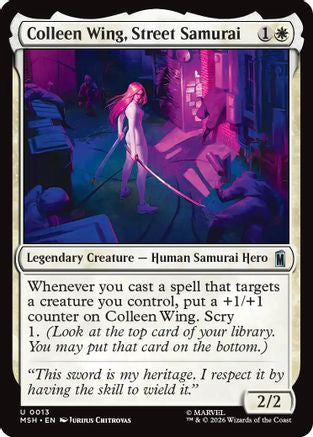 Colleen Wing, Street Samurai (13) [Marvel Super Heroes] - Deck Out Gaming