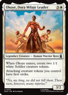 Okoye, Dora Milaje Leader (27) [Marvel Super Heroes] foil - Deck Out Gaming