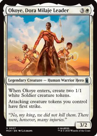 Okoye, Dora Milaje Leader (27) [Marvel Super Heroes] foil - Deck Out Gaming