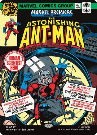 The Astonishing Ant-Man (Borderless) (397) [Marvel Super Heroes] foil - Deck Out Gaming